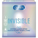 Durex Invisible Extra Lubricated 3 ks – Hledejceny.cz