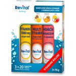 Revital sada šumivých vitamínů 3 x 20 tablet – Hledejceny.cz