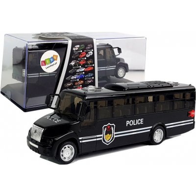 Mamido Policejní autobus se zvukem a světlem černý – Zboží Mobilmania