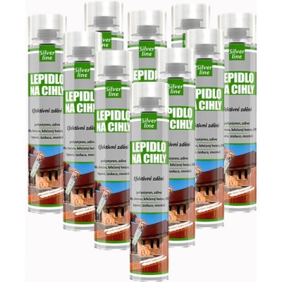 Den Braven Lepidlo na cihly Silver Line 750 ml pistolové 12 ks – Zboží Mobilmania