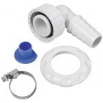 Xavax sifonová přípojka pro odtokovou hadici, pro zabudovaný sifon bez čisticího otvoru – Zboží Mobilmania