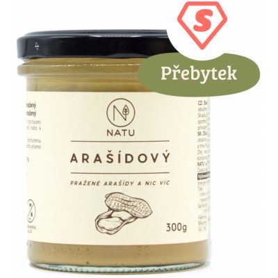 Natu arašídové máslo přažené 300 g – Zbozi.Blesk.cz