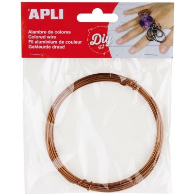 Modelovací drát Apli, 1,5mm x 5m, měděný – Zboží Mobilmania