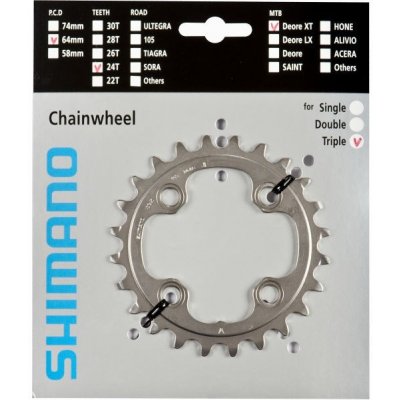 převodník Shimano XT FC-M780 24z 3x10s