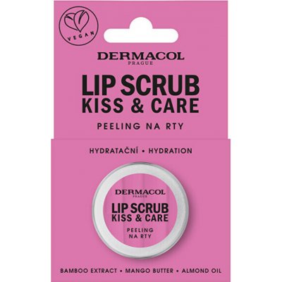 Dermacol Kiss & Care peeling na rty z bambusu vůně Red Fruit 12 ml – Hledejceny.cz