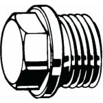 Zátka s šestihrannou hlavou a trubkovým závitem DIN 910 Mosaz CU2/CU3 Pravý G3/4A – Hledejceny.cz