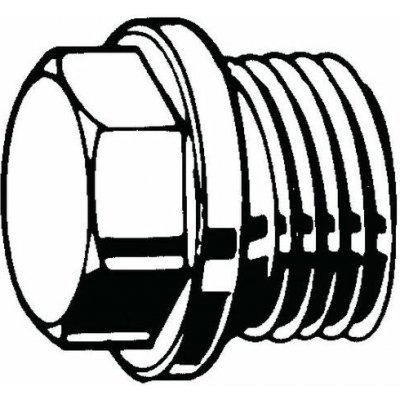 Zátka s šestihrannou hlavou a trubkovým závitem DIN 910 Mosaz CU2/CU3 Pravý G3/4A – Hledejceny.cz