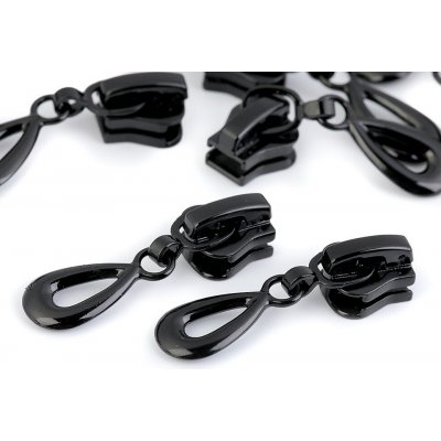 Stoklasa Jezdec ke kostěným zipům No 5 ozdobný Balení: 10 ks, Varianta: 4 černá 4 černá – Hledejceny.cz