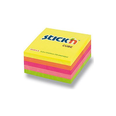 ACTIVA Bloček samolepící Stick in mix žlutý 51 x 51 mm 50 listů