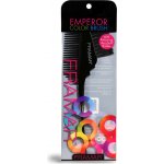 Framar Emperor Color Brush oboustranný štětec s hřebenem černý – Zboží Dáma