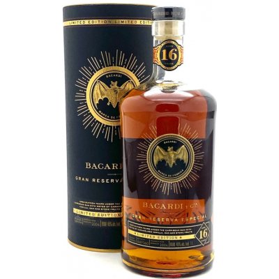 Bacardi Gran Reserva 16y 40% 1 l (tuba) – Zboží Mobilmania