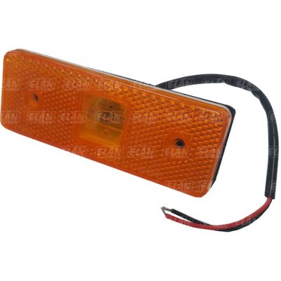 Boční poziční světlo LED - oranžové 24V - 2 kusy – Hledejceny.cz