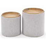 Halmar Aviko sada 2 taburet, světle šedá – Hledejceny.cz