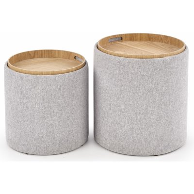 Halmar Aviko sada 2 taburet, světle šedá – Hledejceny.cz