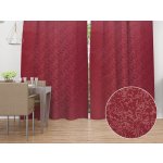 Biante Dekorační závěs TF-036 Venezia vínově červený - š. 150 cm 150x230 cm – Hledejceny.cz