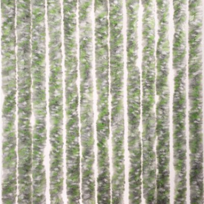 Dekorativní závěs proti hmyzu do dveří karavanu Brunner, 56 × 205 cm barva zelená/šedá/bílá – Hledejceny.cz