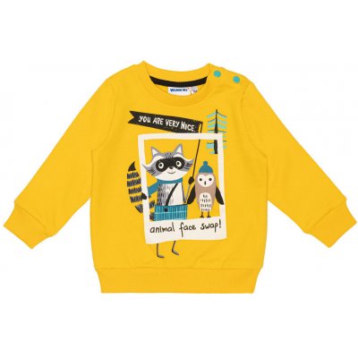 WINKIKI Chlapecká mikina WINKIKI WNB 02879 žlutá – Zboží Dáma