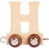 Dřevěná hračka Small Foot vláček vláčkodráhy abeceda písmeno H