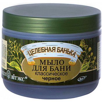 Belita Vitex Léčebná lázeň mýdlo do koupele klasické černé 500 ml