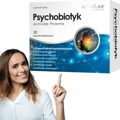 Activlab Psychobiotický probiotika 20 kapslí – Hledejceny.cz