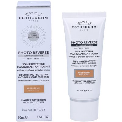 Institut Esthederm tónovaný krém proti skvrnám photo reverse medium beige 50 ml – Sleviste.cz