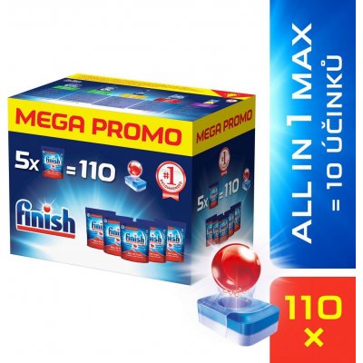Calgonit Finish All in1 Max Mega Box 110 ks – Zbozi.Blesk.cz
