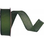 Stuha látková Nature Taft – Forest Green tmavě zelená 25mm x 2m (9,-Kč/m) – Hledejceny.cz
