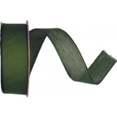 Stuha látková Nature Taft – Forest Green tmavě zelená 25mm x 2m (9,-Kč/m) – Hledejceny.cz