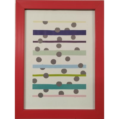 Fotorám plastový PLF 1611 - červený Velikost: 21x30 – Zboží Živě