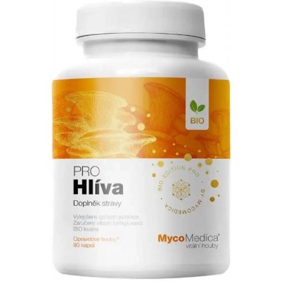 MycoMedica Hlíva PRO BIO 35% betaglukanů 90 kapslí – Hledejceny.cz