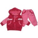 Lonsdale 3 Piece Baby jogger suit Hot pink Ltpink