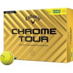 Callaway Chrome Tour Triple Track žluté 12 ks – Zboží Dáma