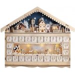 Solight 1V258 LED vánoční dekorace adventní kalnedář horská chata – Hledejceny.cz