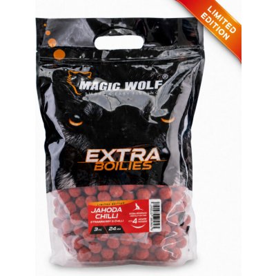 Magic Wolf EXTRA Boilies 24 mm 1 kg LIMITED EDITION Jahoda/Chilli – Hledejceny.cz