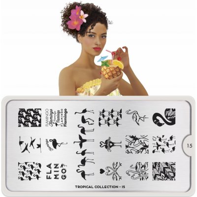 Image destička MoYou Tropical 15 – Zboží Dáma