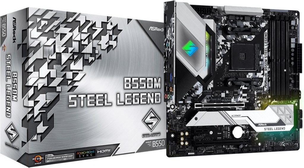 新品 高耐久 ASRock B550M Steel Legend-