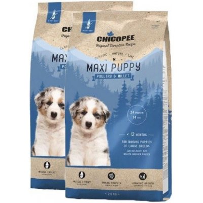 Chicopee Classic Nature Maxi Puppy Poultry & Millet 2 x 15 kg – Hledejceny.cz