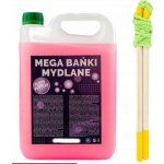 MEGA FUN Tekutina na velké bubliny 5 litrů + MODRÁ HŮLKA 250 CM – Zboží Mobilmania
