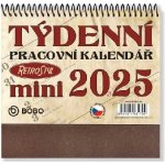 Pracovní Retro Mini stolní 2025 – Zboží Dáma