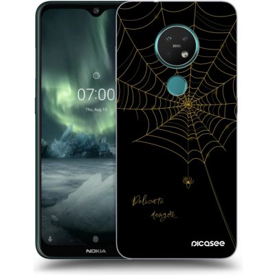 Picasee silikonový průhledný obal pro Nokia 7.2 - Delicate danger – Zboží Živě