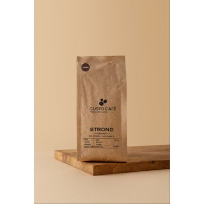 Rodinná pražírna Gusto Café STRONG Espresso směs zrnková 250 g – Hledejceny.cz