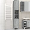 Koupelnový nábytek zahrada-XL šedá sonoma 30x30x179 cm kompozitní dřevo