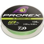 Daiwa Šňůra Prorex UL Finesse Braid 0,4PE 135m 0,06mm 2,8kg – Zboží Dáma