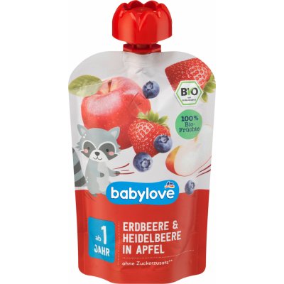 babylove BIO jablko jahoda & borůvka 100 g