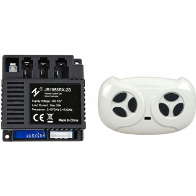 andos Set náhradní řídící jednotka JR1958RX-2S + dálkový ovladač JR1602 pro dětská vozítka – Zboží Dáma