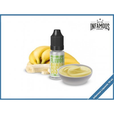 Infamous Liqonic Banana Custard 10 ml – Zboží Mobilmania