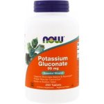 Now Foods Potassium Gluconate 99 mg 100 tablet – Sleviste.cz