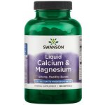 Swanson Liquid Calcium & Magnesium Vápník + Hořčík 100 kapslí – Hledejceny.cz