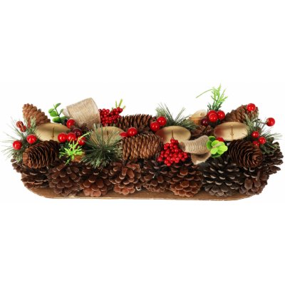 Home Styling Collection Adventní věnec ze šišek 41 cm