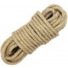 SM, BDSM, fetiš Slave4master Hemp Bondage Rope 5 m, bondage provaz z přírodního konopí